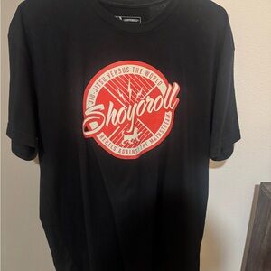Black Graphic Shoyoroll T-Shirt
